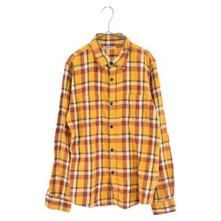 ハリウッドランチマーケット(HOLLYWOOD RANCH MARKET)のHOLLYWOOD RANCH MARKET ハリウッド ランチ マーケット GAIJIN MADE Check Long Sleeve Shirt ガイジンメイド 長袖チェックシャツ イエロー(シャツ)