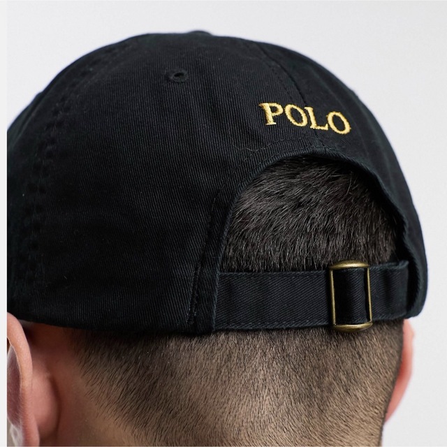 珍しい！黒×ゴールドロゴ♪新品タグ付き☆POLO ラルフローレン キャップ