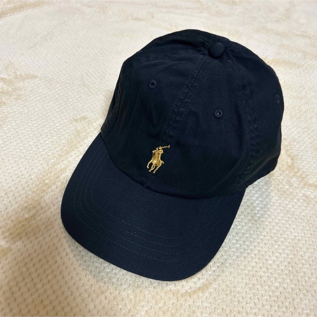 珍しい！黒×ゴールドロゴ♪新品タグ付き☆POLO ラルフローレン キャップ