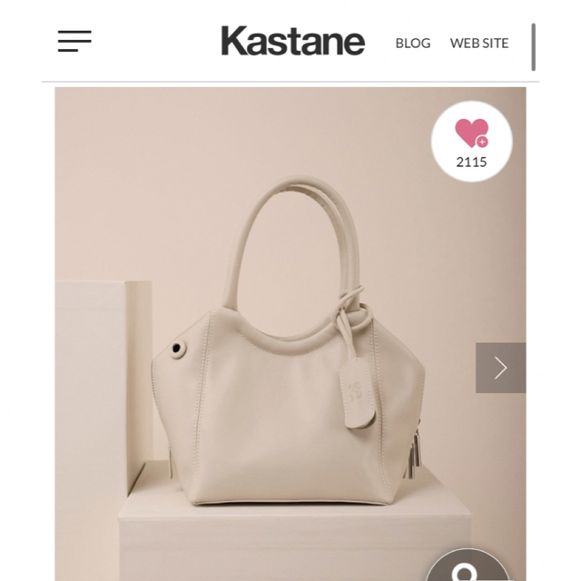 Kastane(カスタネ)のKastane(カスタネ)fake leather 2way bag レディースのバッグ(ショルダーバッグ)の商品写真
