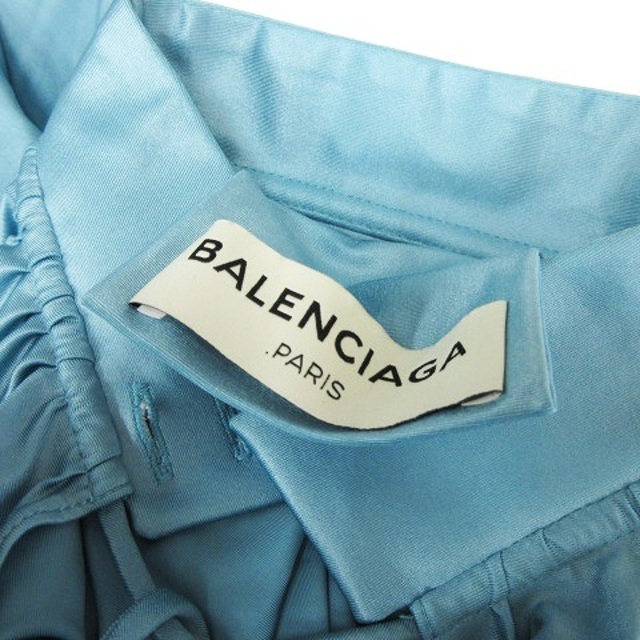 Balenciaga - バレンシアガ 16年製 シャツ ブラウス 長袖 リボン 光沢