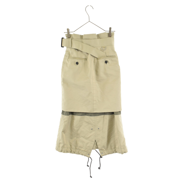 sacai - Sacai サカイ 22AW Cotton Gabardine Mix Skirt コットン