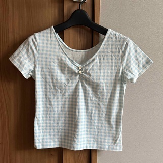 ギンガムチェックTシャツ(Tシャツ(半袖/袖なし))