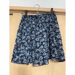 ユニクロ(UNIQLO)の花柄　ミニスカート(ミニスカート)