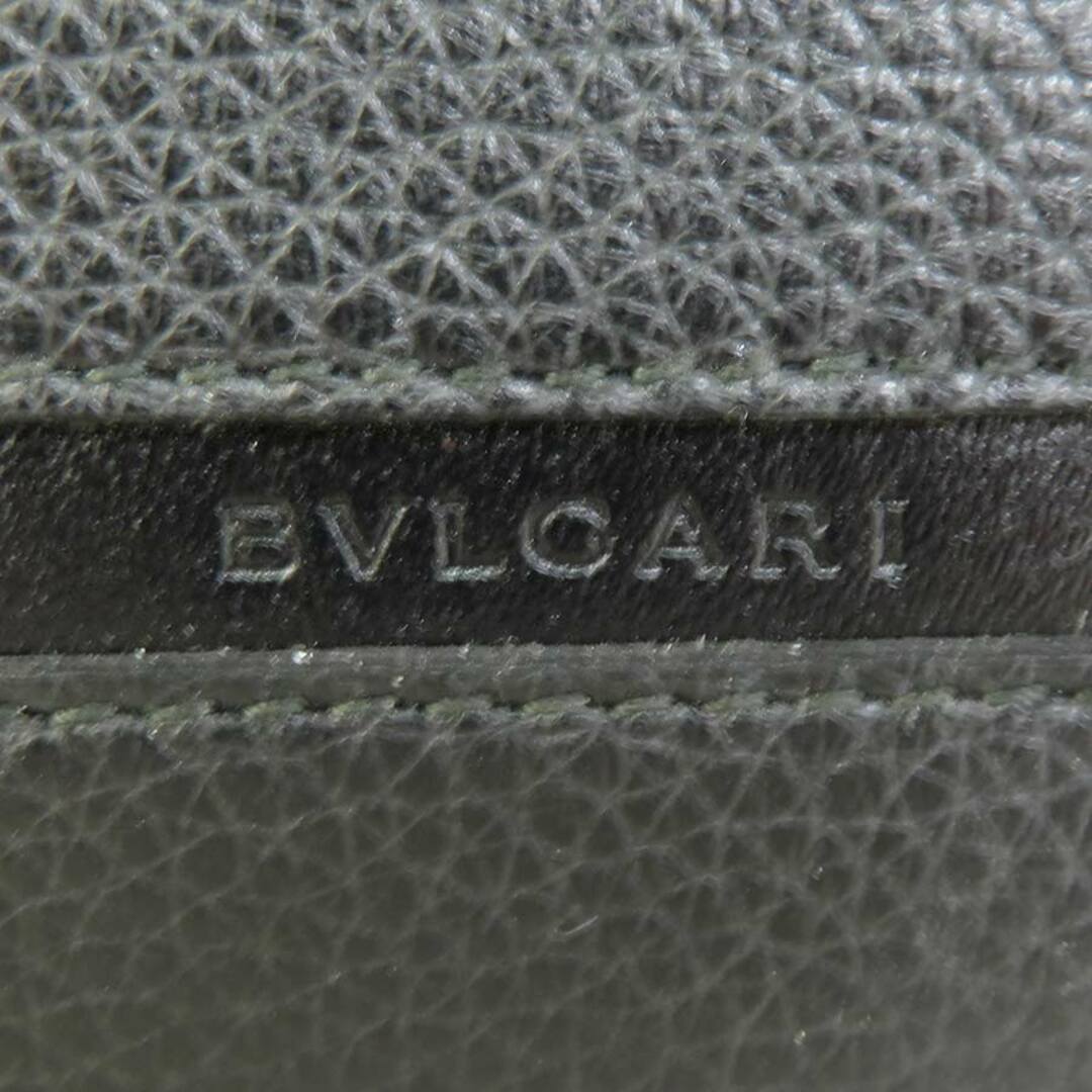BVLGARI - ブルガリ BVLGARI カードケース レザー ブラック メンズ