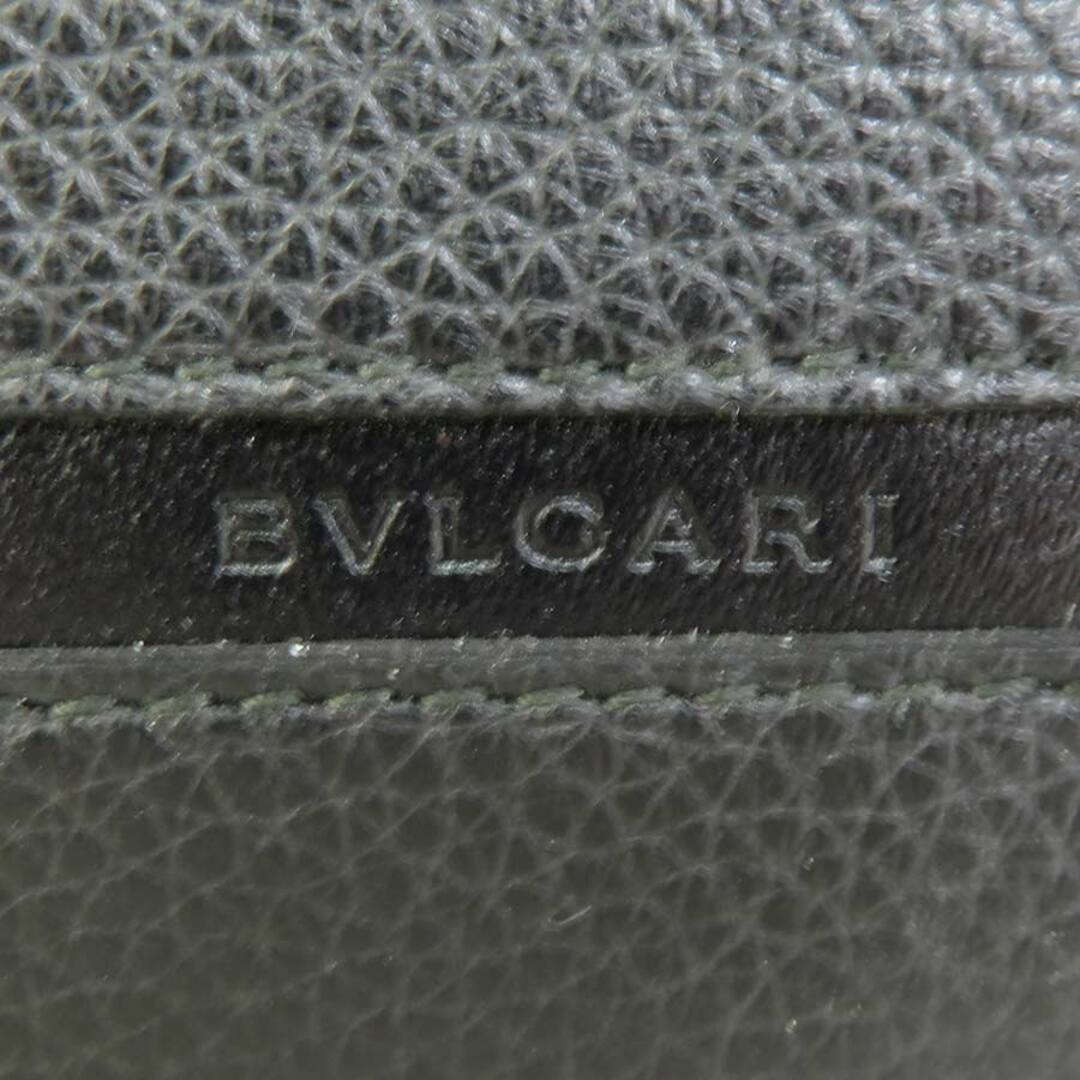 ブルガリ BVLGARI カードケース レザー ブラック メンズ 送料無料 55070f