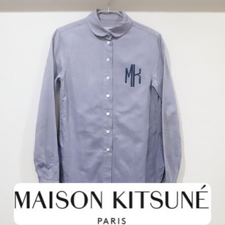 メゾンキツネ(MAISON KITSUNE')の【Maison kitsune】ロゴシャツ ブラウス(シャツ/ブラウス(長袖/七分))