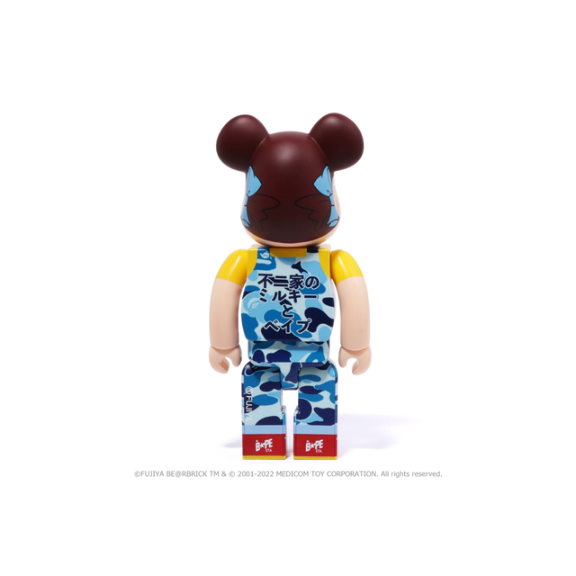 BE＠RBRICK BAPE ペコちゃん 100% & 400% ブルー