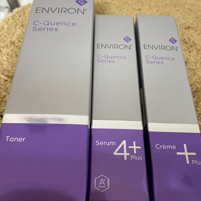 ENVIRON(エンビロン)のエンビロンシークエンストーナー、クリーム＋、セラム4＋ コスメ/美容のスキンケア/基礎化粧品(美容液)の商品写真