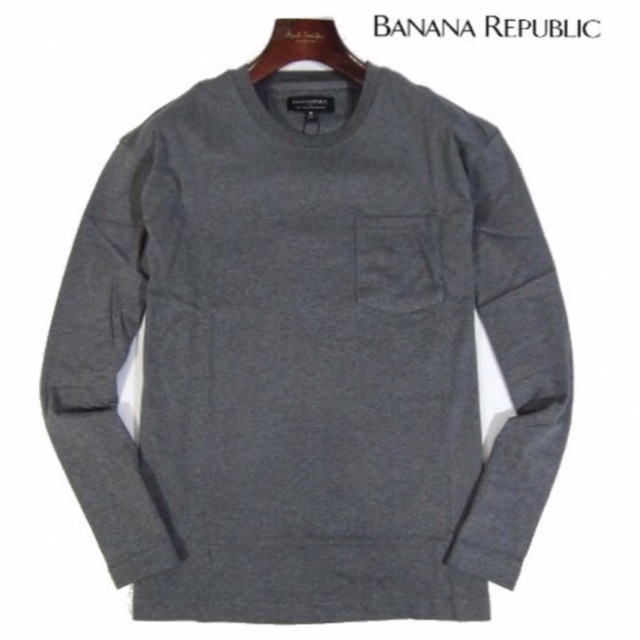 Banana Republic(バナナリパブリック)の【BANANA REPUBLIC】クルーネック長袖カットソー ロンT・XLサイズ メンズのトップス(Tシャツ/カットソー(七分/長袖))の商品写真