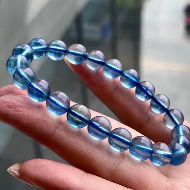 ⭐︎【天然】アクアマリン ブレスレット 9.2mm | www.innoveering.net