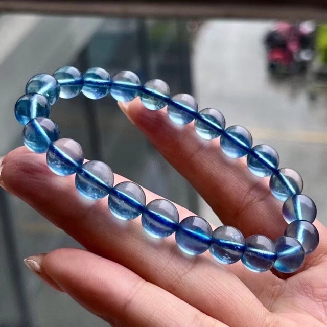 ⭐︎【天然】アクアマリン ブレスレット 9.2mm | www.innoveering.net
