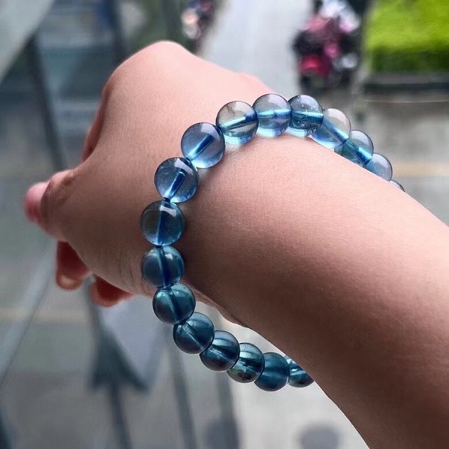 ⭐︎【天然】アクアマリン ブレスレット 9.2mm | www.innoveering.net