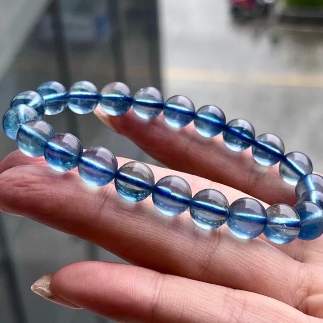 ⭐︎【天然】アクアマリン ブレスレット 9.2mm | www.innoveering.net