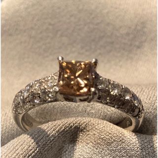 ねこ様専用　pt900 ダイヤモンドリング　1.874ct(リング(指輪))