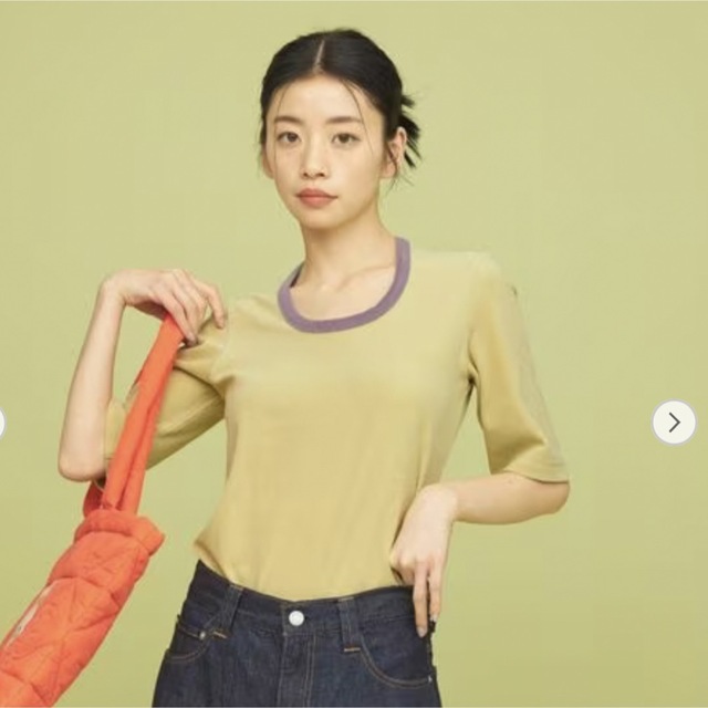 UNITED ARROWS(ユナイテッドアローズ)のCITEN トリムパイルコンパクトTシャツ レディースのトップス(Tシャツ(半袖/袖なし))の商品写真