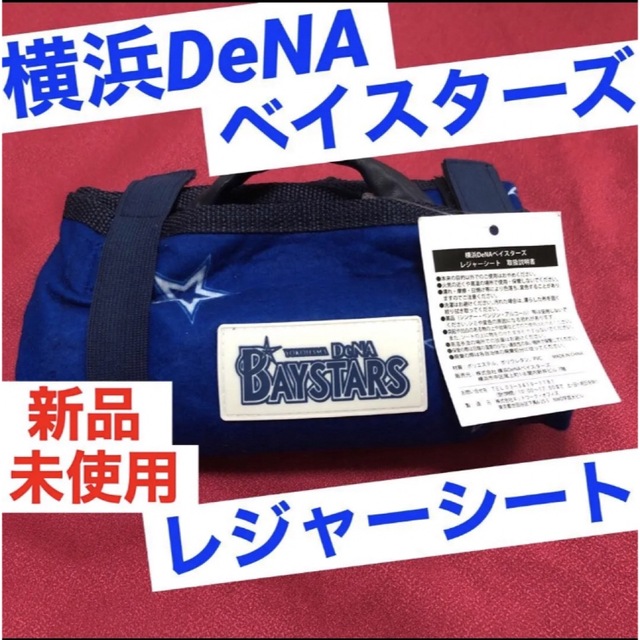 横浜DeNAベイスターズ(ヨコハマディーエヌエーベイスターズ)の横浜DeNAベイスターズ　レジャーシート　レジャーマット　フリース生地 スポーツ/アウトドアの野球(記念品/関連グッズ)の商品写真