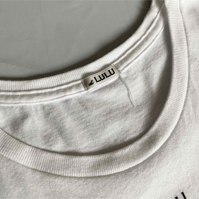 EDIT.FOR LULU(エディットフォールル)のエディットフォールル ロゴ Tシャツ ホワイト レディースのトップス(Tシャツ(半袖/袖なし))の商品写真