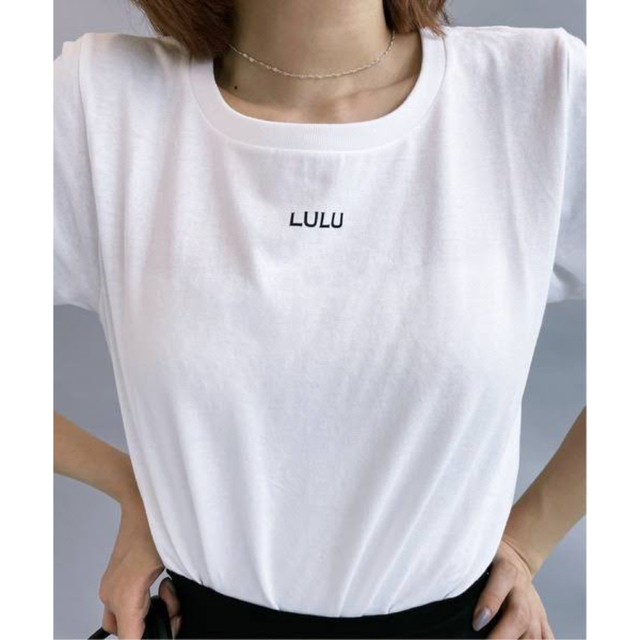 EDIT.FOR LULU(エディットフォールル)のエディットフォールル ロゴ Tシャツ ホワイト レディースのトップス(Tシャツ(半袖/袖なし))の商品写真