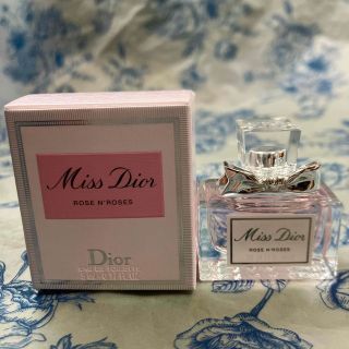 ディオール(Dior)の未使用 Dior ミスディオール ローズ&ローズ オードトワレ 5ml ミニ香水(香水(女性用))