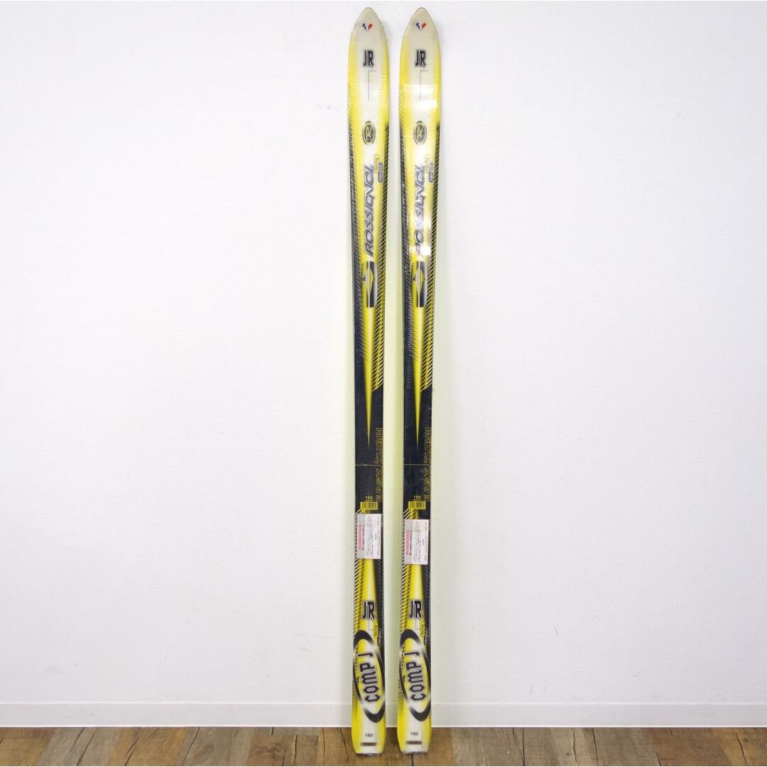 未使用 ロシニョール ROSSIGNOL COMP J 160cm JR Racing センター 62ｍｍ レーシング スキー板 アウトドア 重量実測：約1190ｇ(一本あたり)160cmサイドカット