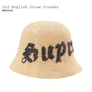 シュプリーム(Supreme)のSupreme Old English Straw Crusher(ハット)