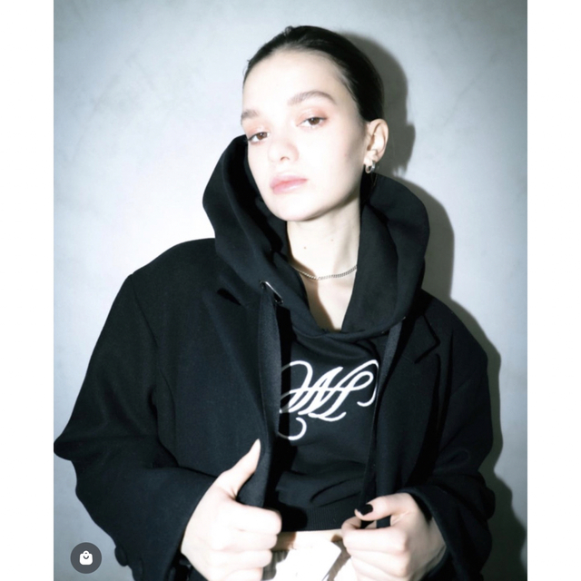 日本通販サイト melt the lady ”M” short hoodie black - valodumaja.lv