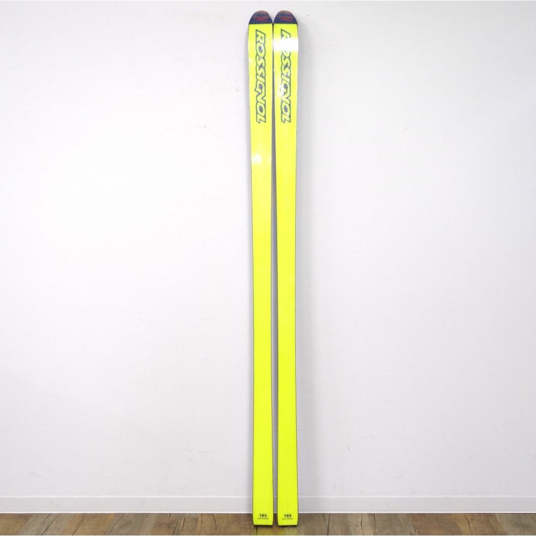 ROSSIGNOL(ロシニョール)の未使用 ロシニョール ROSSIGNOL DUALTEC E36 BETA LADY 183cm センター 63ｍｍ レーシング スキー板 アウトドア 重量実測：約1590ｇ(一本あたり) スポーツ/アウトドアのスキー(板)の商品写真