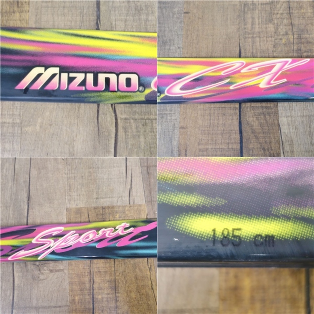 MIZUNO(ミズノ)の未使用 ミズノ Mizuno CX Sport 185cm センター 63ｍｍ ストレート スキー板 アウトドア 重量実測：約1480ｇ(一本あたり) スポーツ/アウトドアのスキー(板)の商品写真