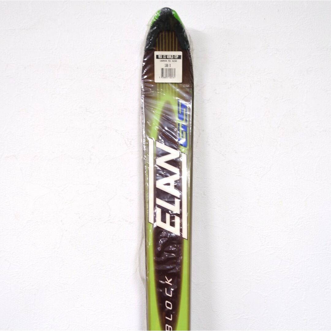 Elan(エラン)の未使用 エラン ELAN MBX GIANT SLALOM WORLD CUP 188cm センター 61ｍｍ レーシング スキー板 アウトドア 重量実測：約2100ｇ(一本あたり) スポーツ/アウトドアのスキー(板)の商品写真