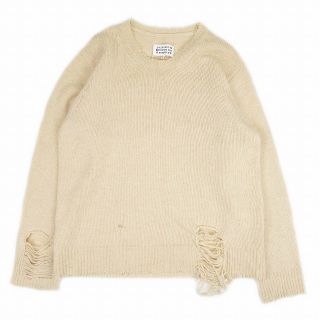 18AW メゾンマルジェラ 10 デストロイ ダメージ ニット セーター