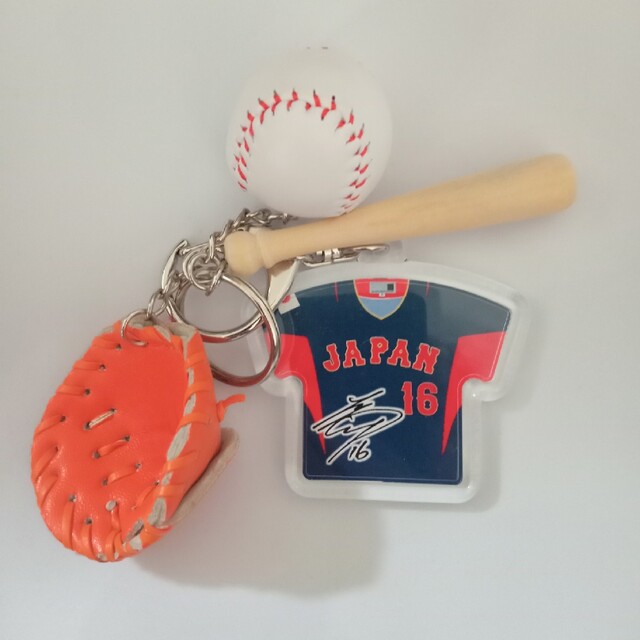 新品、送料無料　大谷翔平　二刀流　可愛い　キーホルダー　WBC　MVP スポーツ/アウトドアの野球(記念品/関連グッズ)の商品写真