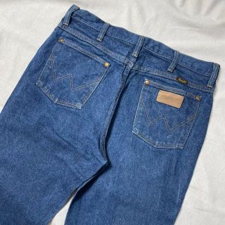 ラングラー(Wrangler)の美品 90s ラングラー 936DEN USA製 濃紺 W34L34 スリム(デニム/ジーンズ)