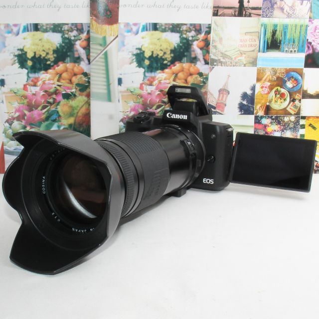 Canon - ❤️近遠対応万能レンズ&予備バッテリー付❤️Canon EOS kiss M❤️