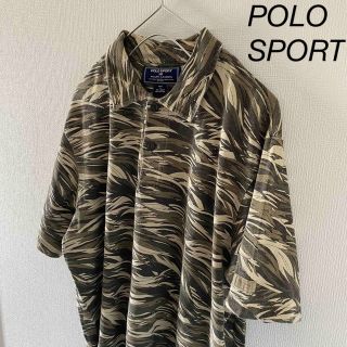 ポロラルフローレン(POLO RALPH LAUREN)の【レア】POLOSPORTポロスポーツ半袖ポロシャツ迷彩カモLtシャツメンズ(ポロシャツ)