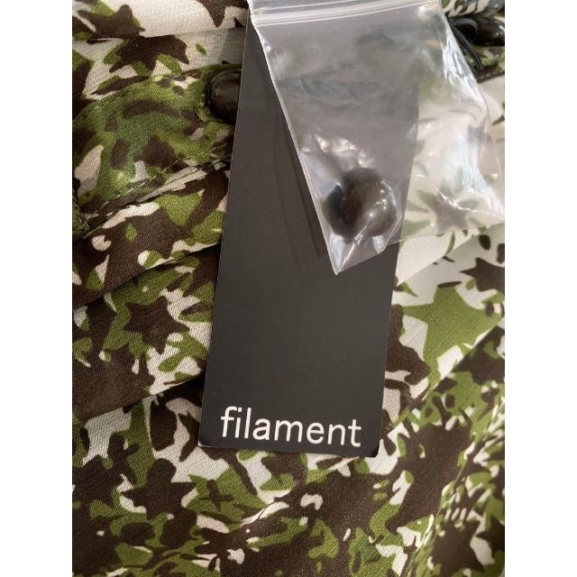 【新品未使用】filament 袖シースルー 柄チュニックワンピース レディースのトップス(チュニック)の商品写真