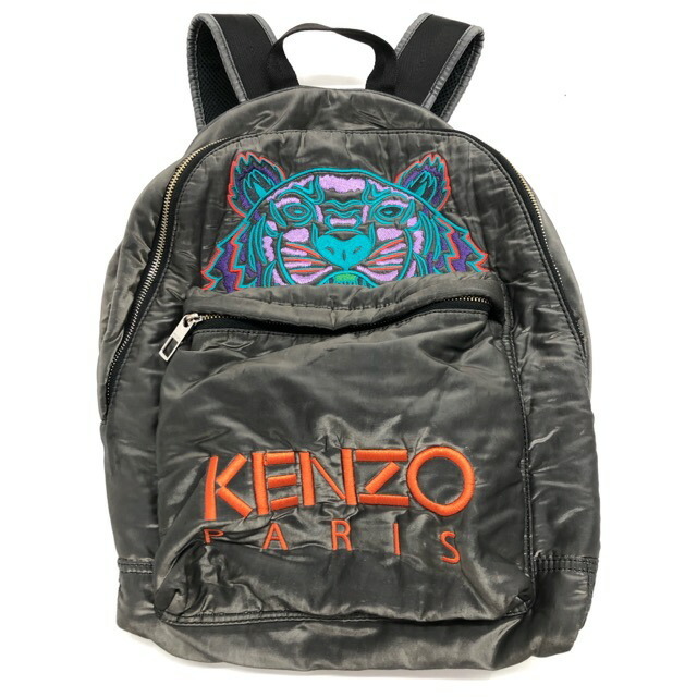 KENZO リュックサック バックパック グレー-