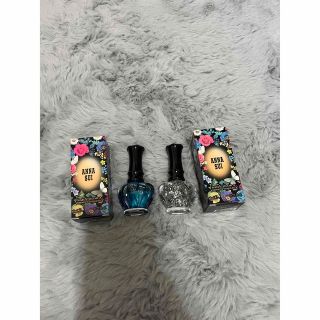 アナスイ(ANNA SUI)のアナスイ　ネイルカラー　ブルー　シルバー(マニキュア)