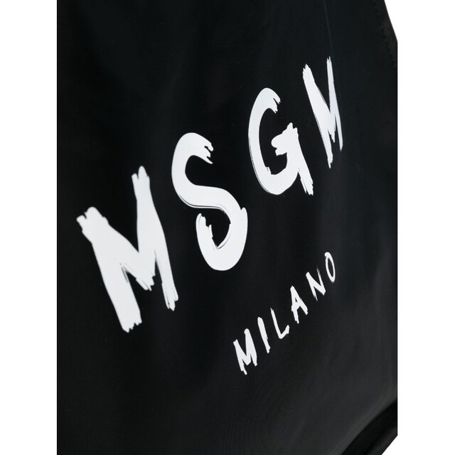 MSGM(エムエスジイエム)のMSGM エムエスジーエム トートバッグ ブラック ユニセックス ホワイト メンズのバッグ(トートバッグ)の商品写真