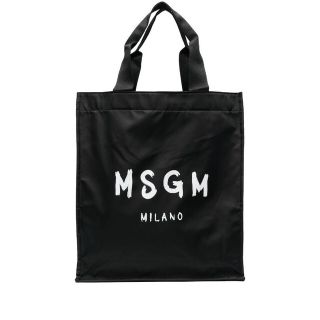 エムエスジイエム(MSGM)のMSGM エムエスジーエム トートバッグ ブラック ユニセックス ホワイト(トートバッグ)