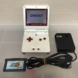 ゲームボーイアドバンス(ゲームボーイアドバンス)のゲームボーイアドバンス SP ファミコンカラー(家庭用ゲーム機本体)