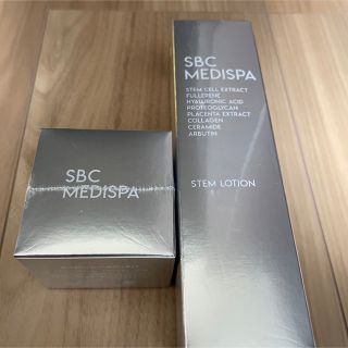 SBC メディスパ ステムローション　メディスパ ステムクリーム　2本セット(化粧水/ローション)