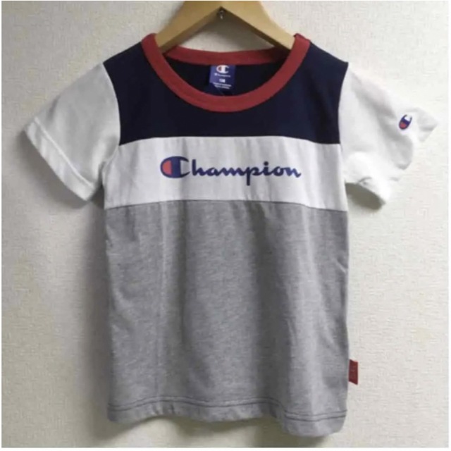 Champion(チャンピオン)の新品 Champion キッズ Tシャツ ロゴ チャンピオン 半袖 子供 120 キッズ/ベビー/マタニティのキッズ服男の子用(90cm~)(Tシャツ/カットソー)の商品写真