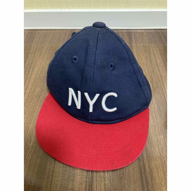 NYC ロゴキャップ　48センチ　男の子 キッズ/ベビー/マタニティのこども用ファッション小物(帽子)の商品写真