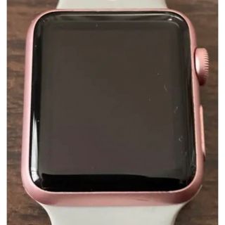 アップルウォッチ(Apple Watch)のApple Watch SPORT 38mm ピンク　アルミ　本体のみ(腕時計)