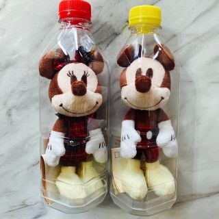 ミッキーマウス(ミッキーマウス)のキリン午後の紅茶オリジナル　ミッキー&ミニーキーホルダー(キャラクターグッズ)