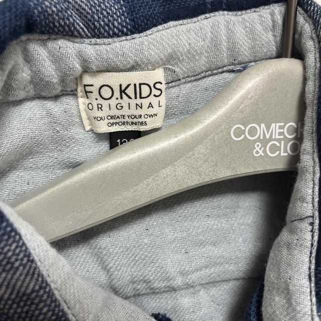 F.O.KIDS(エフオーキッズ)のF.O.KIDS キッズシャツ 130 キッズ/ベビー/マタニティのキッズ服男の子用(90cm~)(ブラウス)の商品写真