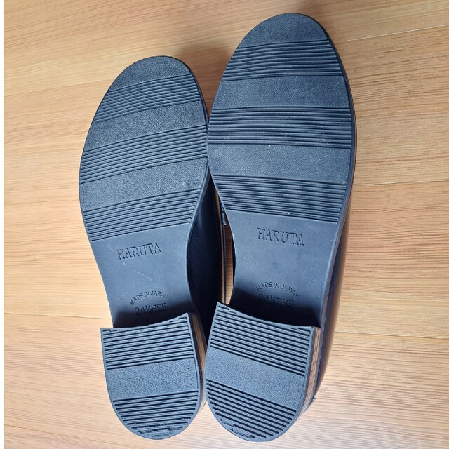 HARUTA(ハルタ)のハルタ　ローファー　ブラック　24.5cm メンズの靴/シューズ(ドレス/ビジネス)の商品写真