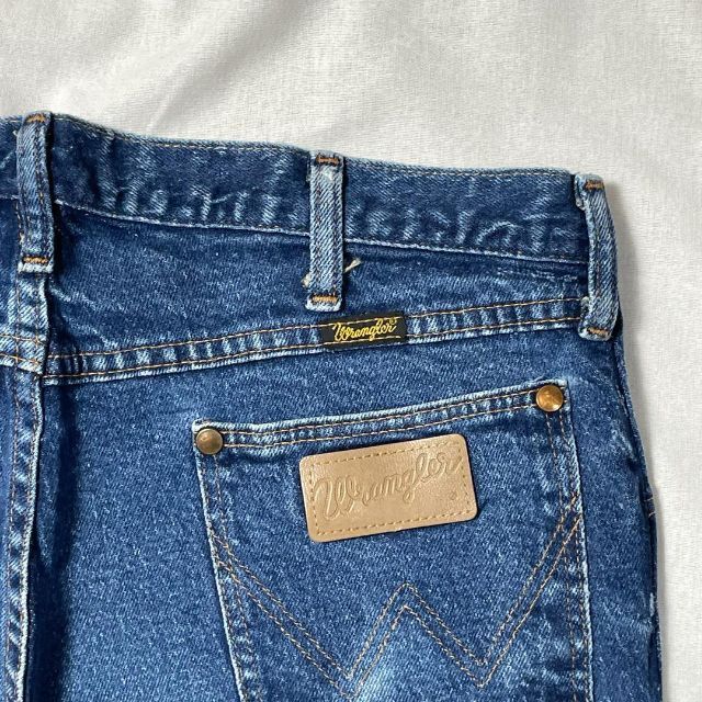 Wrangler(ラングラー)の美品 90s ラングラー 947STR USA製 濃紺 W35L32 スリム メンズのパンツ(デニム/ジーンズ)の商品写真