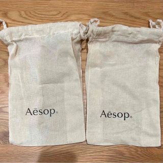 イソップ(Aesop)のイソップ  Aesop 巾着袋 2枚セット(ショップ袋)